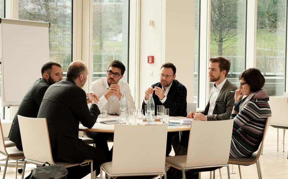 Marcos and Jon at Evonik 2