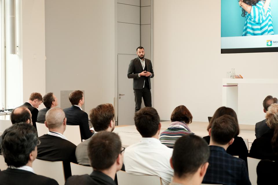 Marcos at Evonik. In front