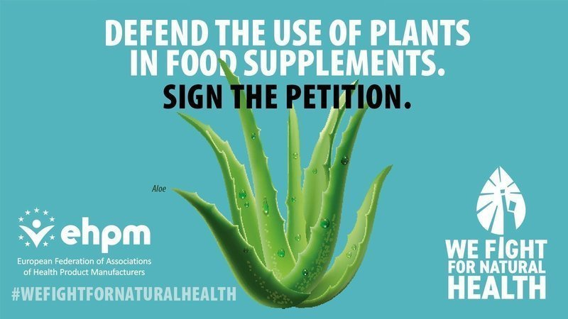 EPHM Petition “Defend the use of Aloe and other plants in food supplements”
